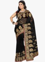 Roop Kashish Black Embroidered Saree