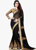 Roop Kashish Black Embroidered Saree