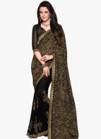 Roop Kashish Black Embroidered Saree