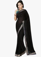 Roop Kashish Black Embroidered Saree