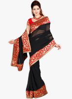 Roop Kashish Black Embroidered Saree