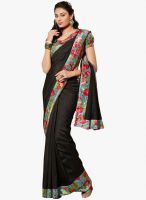 Roop Kashish Black Printed Saree