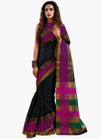 Roop Kashish Black Printed Saree