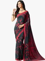 Roop Kashish Black Printed Saree