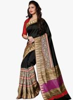 Roop Kashish Black Printed Saree