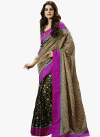 Roop Kashish Black Printed Saree