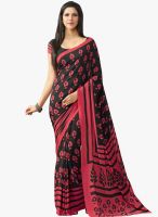 Roop Kashish Black Printed Saree
