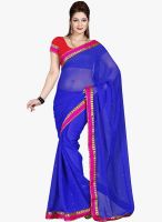 Roop Kashish Blue Embellished Saree