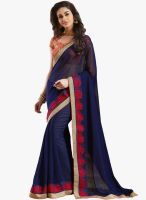 Roop Kashish Blue Embroidered Saree