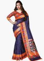 Roop Kashish Blue Printed Saree