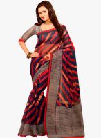 Roop Kashish Blue Printed Saree