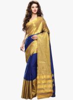 Roop Kashish Blue Printed Saree