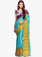 Roop Kashish Blue Printed Saree