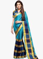 Roop Kashish Blue Printed Saree