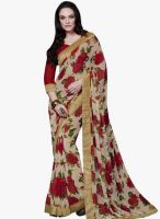 Roop Kashish Brown Printed Saree