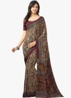 Roop Kashish Brown Printed Saree