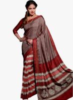 Roop Kashish Brown Printed Saree
