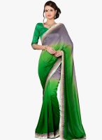 Roop Kashish Green Embroidered Saree