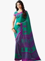 Roop Kashish Green Printed Saree