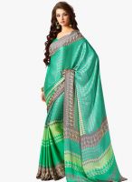 Roop Kashish Green Printed Saree