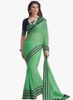 Roop Kashish Green Printed Saree