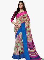 Roop Kashish Green Printed Saree