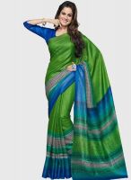 Roop Kashish Green Printed Saree