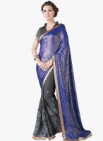 Roop Kashish Grey Embroidered Saree