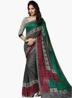 Roop Kashish Grey Printed Saree