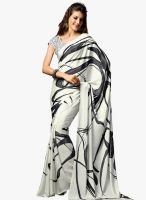 Roop Kashish Grey Printed Saree