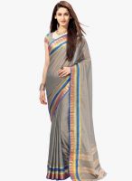 Roop Kashish Grey Printed Saree