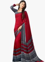 Roop Kashish Maroon Printed Saree