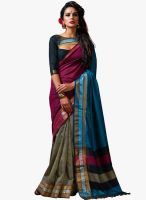 Roop Kashish Multicoloured Solid Saree