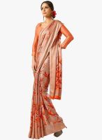 Roop Kashish Orange Printed Saree