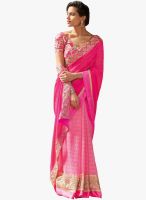 Roop Kashish Pink Embroidered Sarees