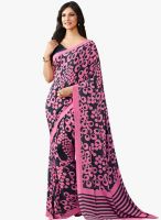 Roop Kashish Pink Printed Saree