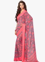 Roop Kashish Pink Printed Saree