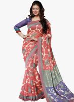 Roop Kashish Pink Printed Saree