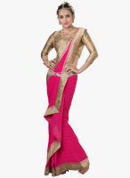 Roop Kashish Pink Printed Saree