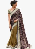 Roop Kashish Purple Printed Saree