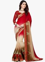 Roop Kashish Red Embroidered Saree