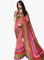 Roop Kashish Red Printed Saree