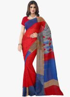 Roop Kashish Red Printed Saree