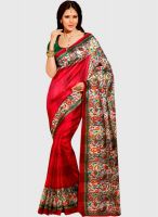 Roop Kashish Red Printed Saree