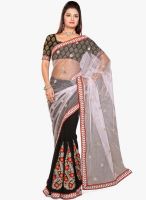Roop Kashish White Embroidered Saree