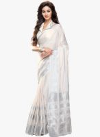 Roop Kashish White Printed Saree