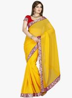 Roop Kashish Yellow Embellished Saree