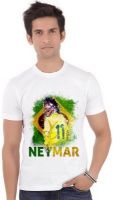 ShopMantra Graphic Print Men's Round Neck White T-Shirt