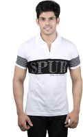 Spur Printed Men's Polo Neck Multicolor T-Shirt