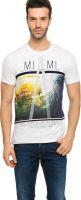 Status Quo Printed Men's Round Neck White T-Shirt